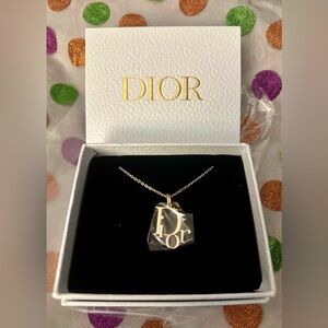 Dior Gold Pendant Necklace